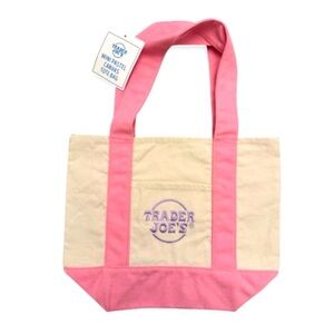 NWT Trader Joe’s Mini Tote Pink 2025 Easter